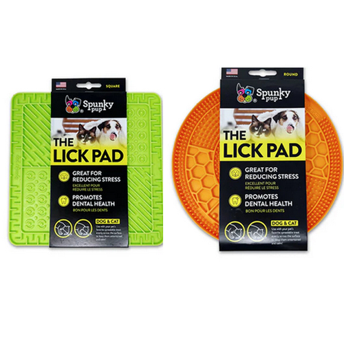 Spunky Pup Dog Puppy Lick Pad Bundle 2 Pack