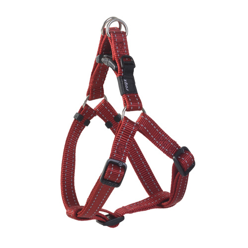 Rogz Classic Step-In Reflective Dog Harness Red Medium