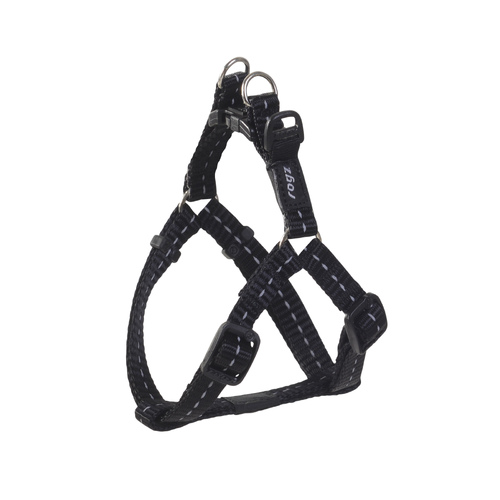 Rogz Classic Step-In Reflective Dog Harness Black Small