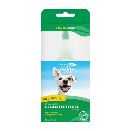 Tropiclean Fresh Breath Clean Teeth Oral Care Gel for Dogs 118ml