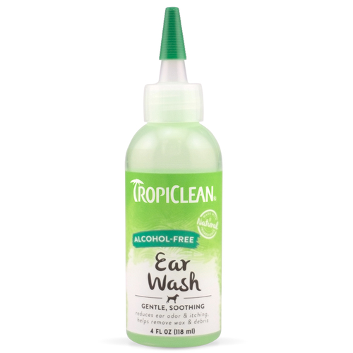 Tropiclean Alcohol Free Ear Wash for Dogs 118ml
