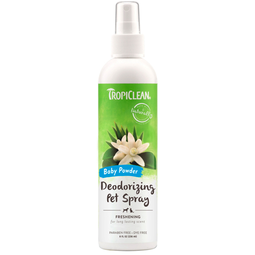 Tropiclean Baby Powder Deodorising Pet Spray 236ml