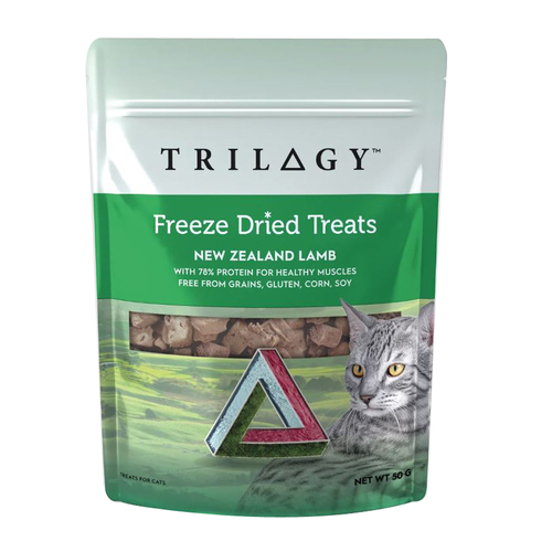 Trilogy Freeze Dried Treats Meal Topper Lamb Lung for Cats 50g