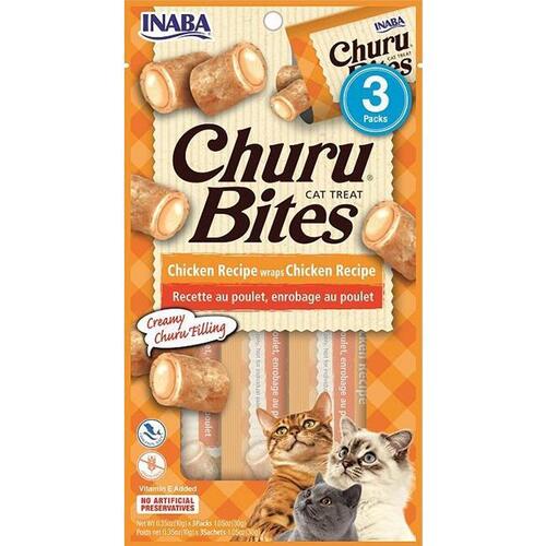 Inaba Churu Bites Cat Treat Chicken Recipe 6 x 30g
