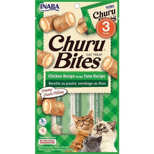 Inaba Churu Bites Cat Treat Tuna Recipe 6 x 30g