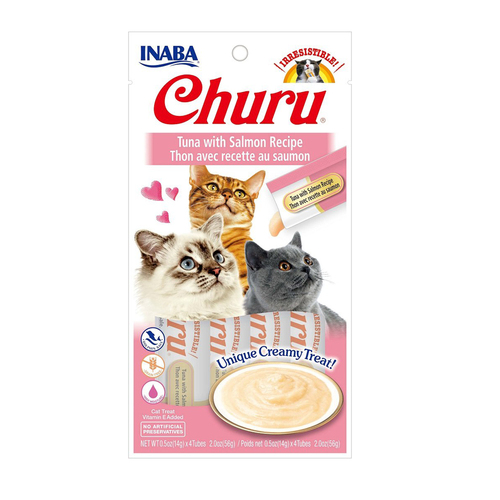 Inaba Churu Creamy Cat Treat Tuna w/ Salmon 6 x 56g