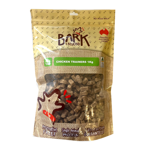 Bark & Beyond Chicken Trainers Grain Free Pet Dog Training Treats 1kg