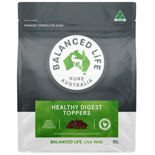 Balanced Life Meaty Toppers Healthy Digest Meal Topper for Dogs 400g