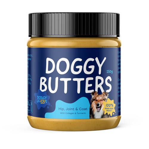 Doggylicious Doggy Hip Joint And Coat Peanut Butter Dog Treat 250g