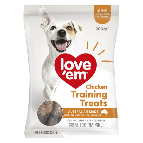 Love Em Dog Food Chicken Training Mini Treats 5 x 200g