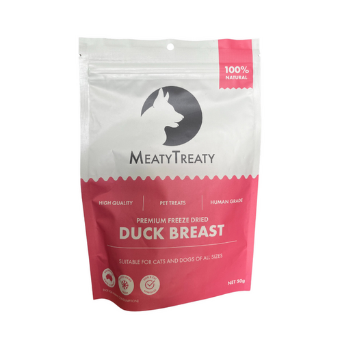 Meaty Treaty Premium Freeze Dried Cats & Dogs Treat Duck Breast 50g
