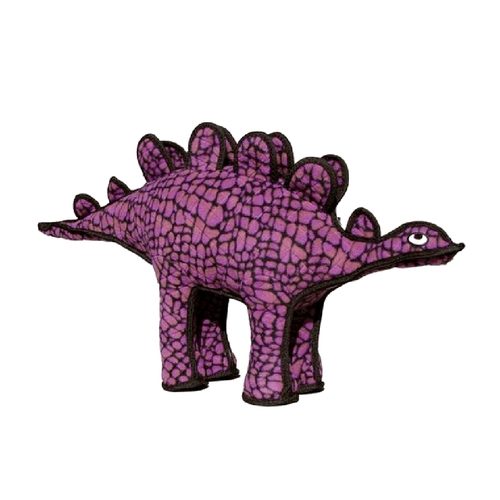 Tuffy Dinosaurs Jr Stegosaurus Interactive Play Dog Squeaker Toy