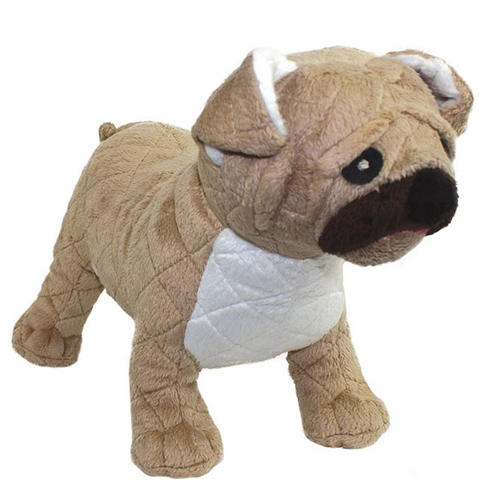 Tuffy Mighty Toy Farm Series Pug Plush Dog Squeaker Toy