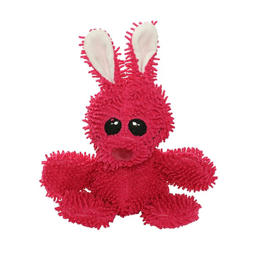 Tuffy Mighty Microfibre Ball Rabbit Plush Dog Squeaker Toy Medium