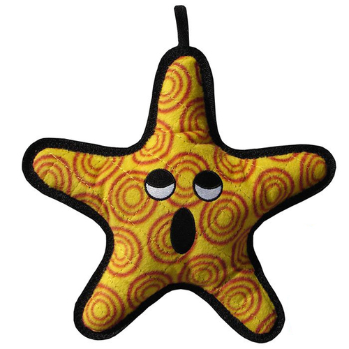 Tuffy Sea Creatures The General Starfish Plush Dog Squeaker Toy