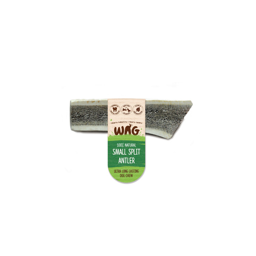 WAG Split Deer Antler Long Lasting Natural Dog Chew Treat Small