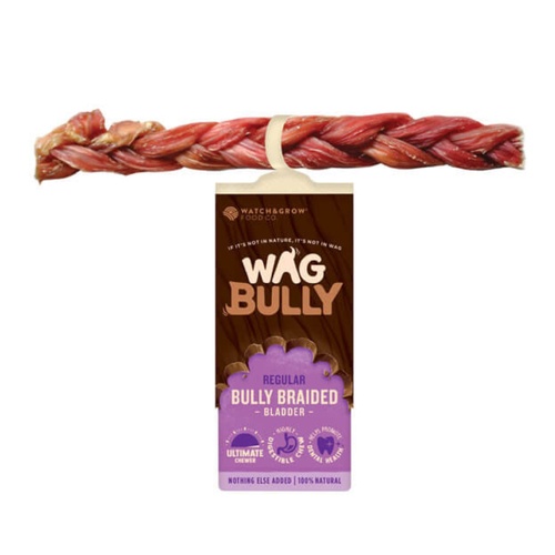 WAG Bully Braided Bully Bladder Grain-Free for Puppies Regular