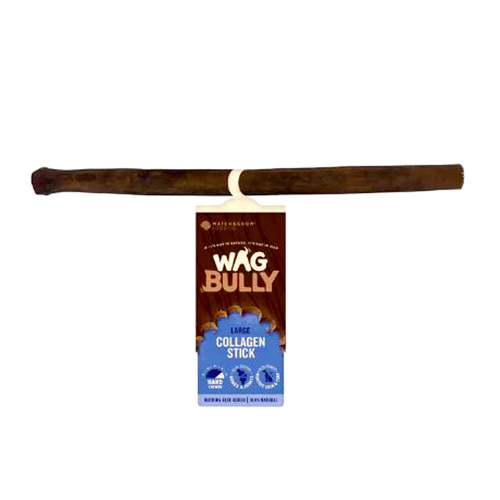 WAG Bully Collagen Stick Long-Lasting Natural Dog Chew Treat Large
