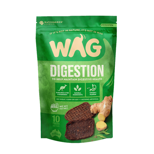 WAG Digestion Kangaroo Jerky Natural Pet Dog Tasty Treats 10 Pieces