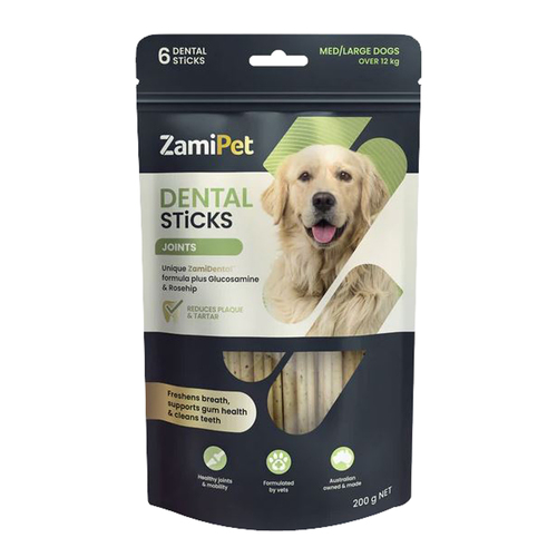 Zamipet Dental Sticks Joints Dog Dental Treats for Medium/Large Dogs 200g