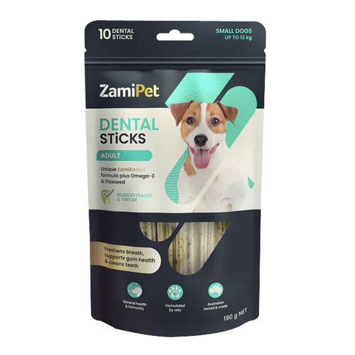 Zamipet Adult Dental Sticks Dog Dental Treats for Small Dogs 190g