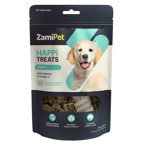 Zamipet Happi Treats Healthy Growth & Development Puppy Treats 60 Pack