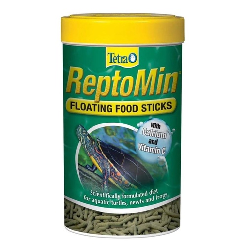 Tetra ReptoMin Floating Food Sticks for Aquatic Turtles Newts & Frogs 130g