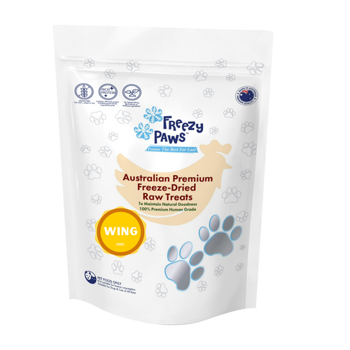 Freezy Paws Freeze Dried Chicken Wing Dog & Cat Treats 100g