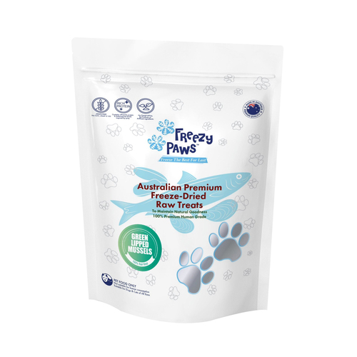 Freezy Paws Freeze Dried Green Lipped Mussels Dog & Cat Treats 50g