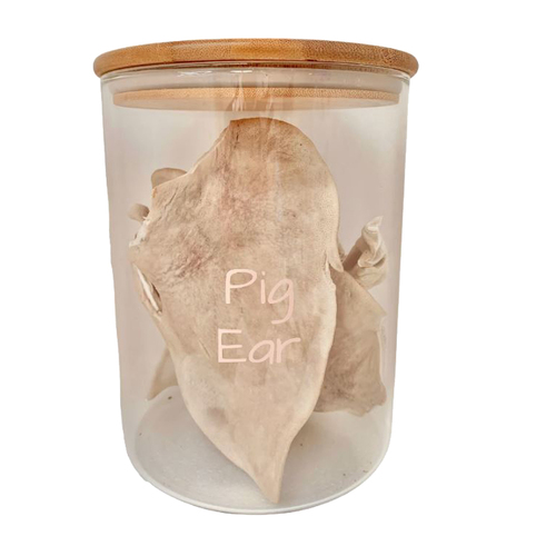 Freezy Paws Freeze Dried Pig Ear Natural Pet Dog Treats Jumbo 3 Pack