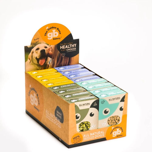 The Golden Bone Bakery 4 Flavour Selection Dog Training Treats 16 x 40g