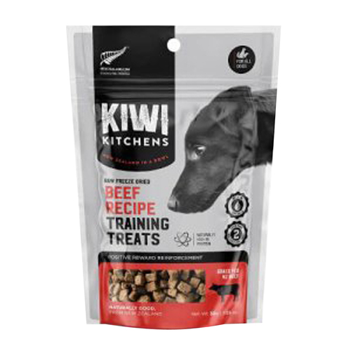 Kiwi Kitchens All Breeds Raw Freeze Dried Dog Training Treats Beef 30g