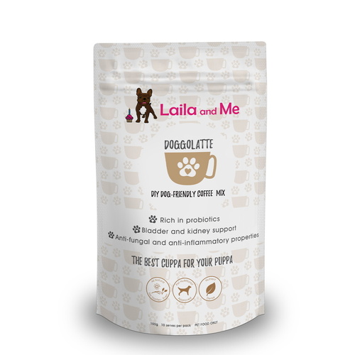 Laila & Me DoggoLatte DIY Dog-Friendly Coffee Mix Supplement Drink 100g