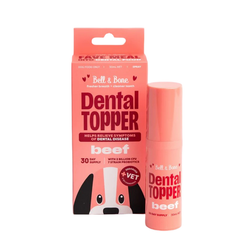 Bell & Bone All Breeds Dental Topper for Dogs Beef 30 Day Supply 30ml