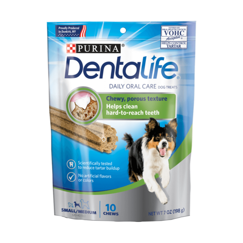 Dentalife Daily Oral Teeth Care Treats for Small Medium Dogs 4 x 198g 
