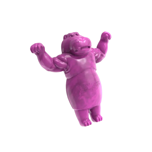 Happy Staffy Co Chomp-O-Potamus Interactive Dental Dog Chew Toy