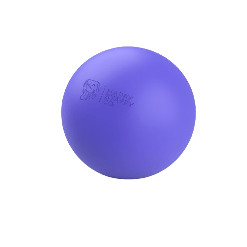 Happy Staffy Co Happy Staffy Duraball Interactive Play Dog Chew Toy Purple