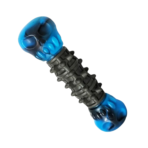 Happy Staffy Co Nylon Skull Bone Interactive Durable Dog Chew Toy