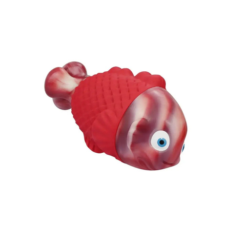 Happy Staffy Co Squeaky Fish Interactive Durable Dog Squeaker Toy