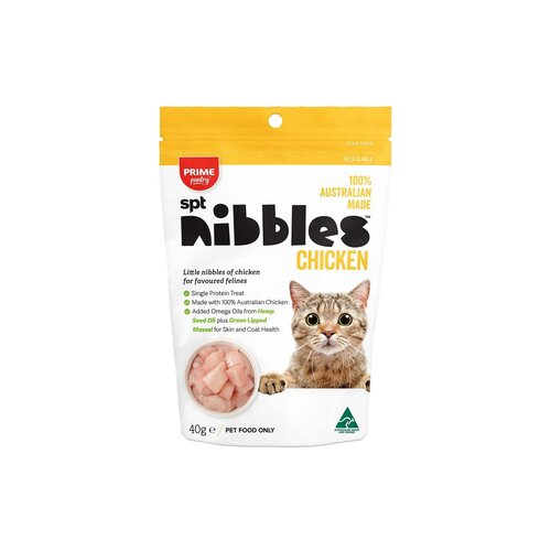 Prime Pantry Spt Nibbles Cat Treats Chicken 40g