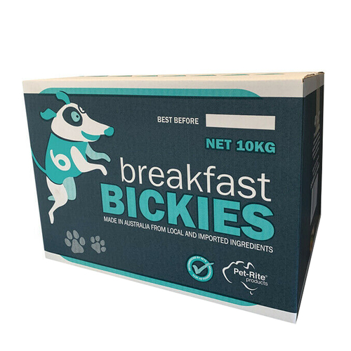 Pet-Rite 4x2 Breakfast Bickies Dogs Biscuit Treats 10kg