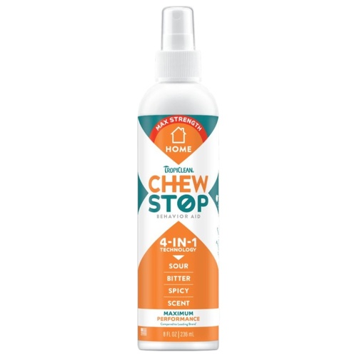 TropiClean Chew Stop Behavior Aid Max Strength Spray for Home 236ml