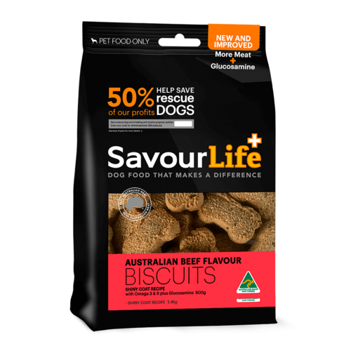 Savour Life Australian Beef Dog Biscuit Treat 500g