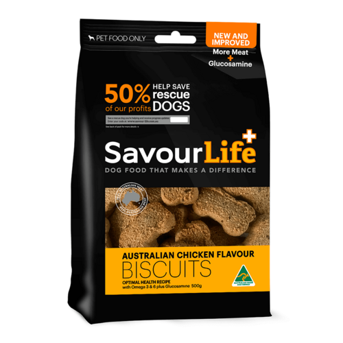 Savour Life Australian Chicken Dog Biscuit Treat 500g