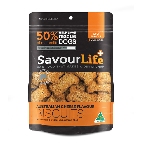 Savour Life Australian Cheese Dog Biscuits Treats 450g