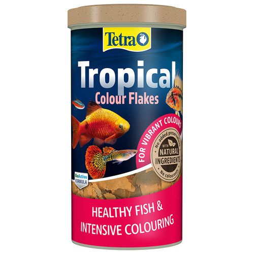 Tetra Tropical Colour Flakes for Top & Mid-Feeding Fish 200g