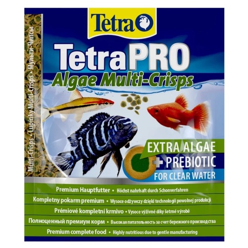 TetraPro Algae Multi-Crisps Immune-Boosting Complete Fish Food 12g