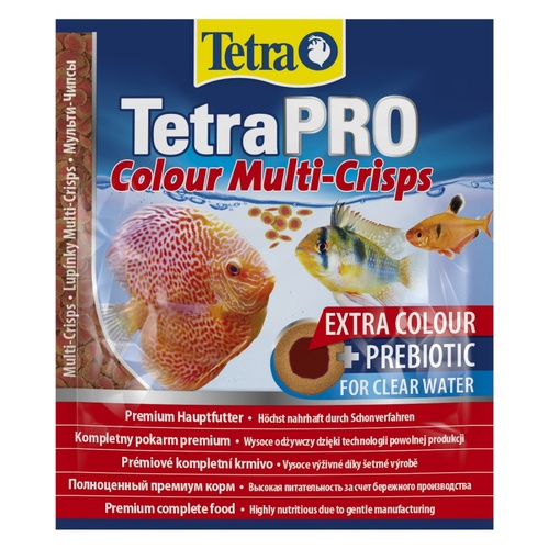 TetraPro Colour Multi-Crisps Premium Complete Food for Tropical Fish 12g