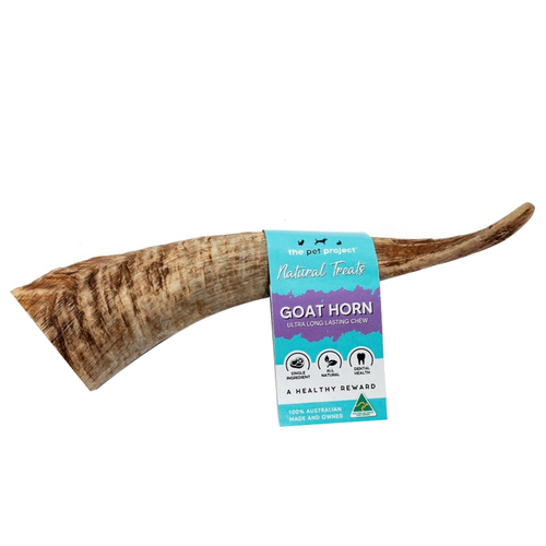 The Pet Project Natural Treats Goat Horn Healthy Reward for Dogs