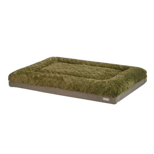 Snooza Ultra Comfort Lounge Plush Faux Fur Pet Dog Bed Leaf Medium